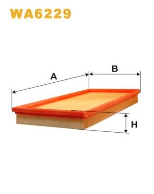 WIX FILTERS WA6229: Õhufilter