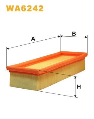 WIX FILTERS WA6242: Õhufilter