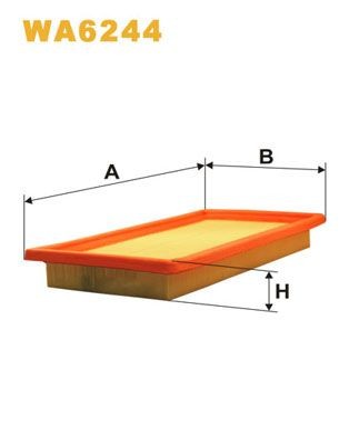 WIX FILTERS WA6244: Vzduchový filter