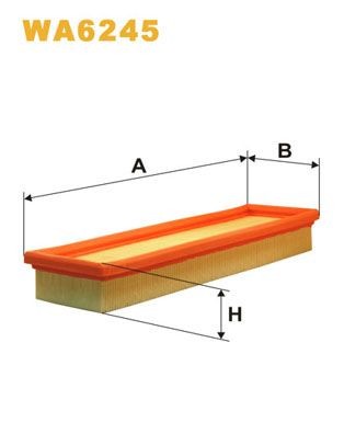 WIX FILTERS WA6245: Õhufilter
