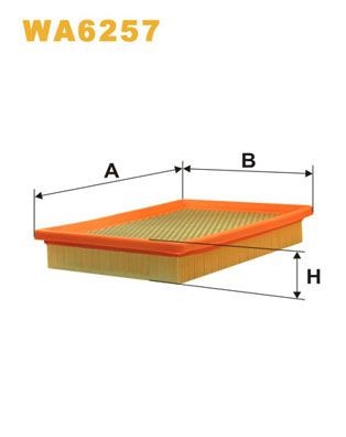 WIX FILTERS WA6257: Õhufilter