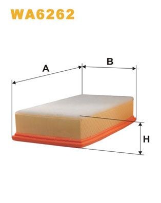 WIX FILTERS WA6262: Õhufilter