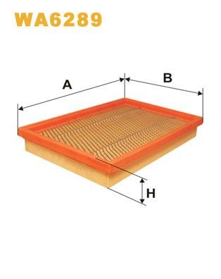 WIX FILTERS WA6289: Õhufilter