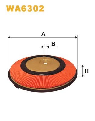 WIX FILTERS WA6302: Õhufilter
