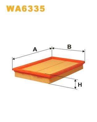 WIX FILTERS WA6335: Õhufilter