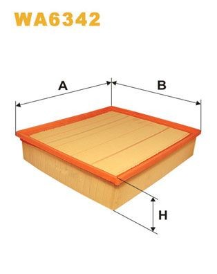 WIX FILTERS WA6342: Õhufilter