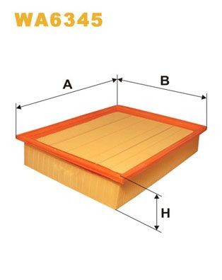 WIX FILTERS WA6345: Õhufilter