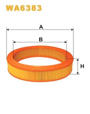 WIX FILTERS WA6383: Õhufilter