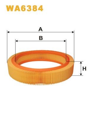 WIX FILTERS WA6384: Õhufilter