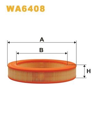 WIX FILTERS WA6408: Õhufilter