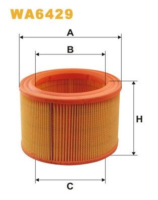 WIX FILTERS WA6429: Õhufilter