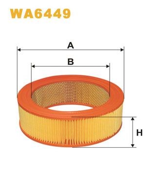 WIX FILTERS WA6449: Õhufilter