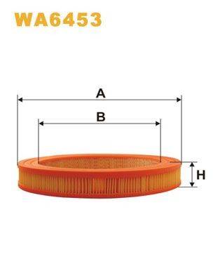 WIX FILTERS WA6453: Õhufilter
