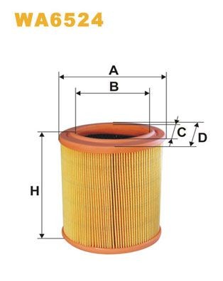 WIX FILTERS WA6524: Õhufilter