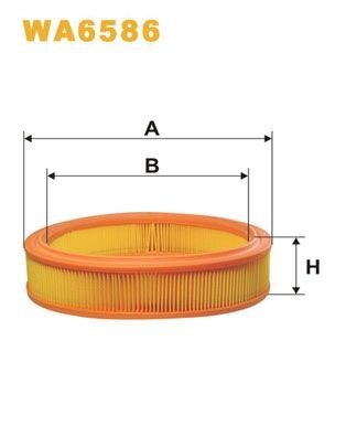 WIX FILTERS WA6586: Õhufilter