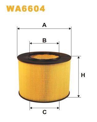 WIX FILTERS WA6604: Õhufilter