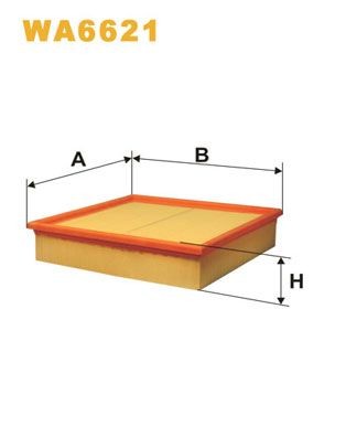 WIX FILTERS WA6621: Õhufilter