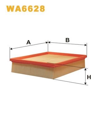 WIX FILTERS WA6628: Õhufilter