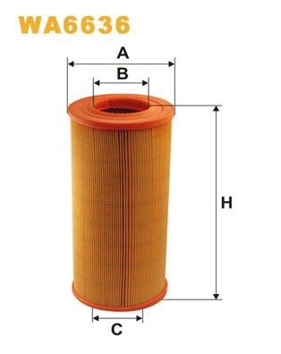 WIX FILTERS WA6636: Õhufilter