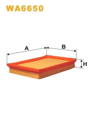 WIX FILTERS WA6650: Õhufilter