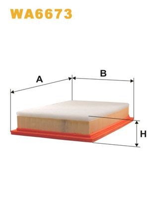WIX FILTERS WA6673: Gaisa filtrs