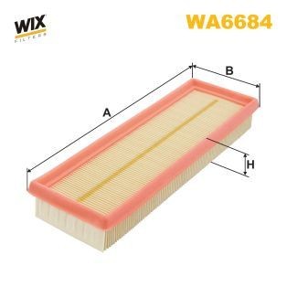 WIX FILTERS WA6684: Õhufilter