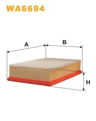 WIX FILTERS WA6694: Õhufilter