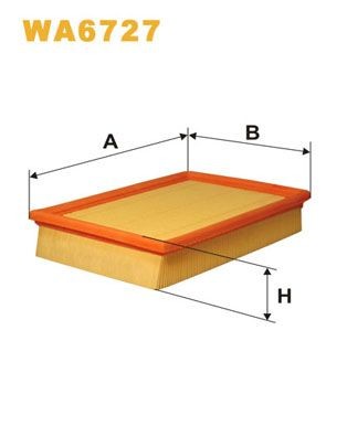 WIX FILTERS WA6727: Õhufilter