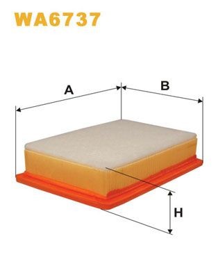 WIX FILTERS WA6737: Φίλτρο αέρα για συνθήκες λειτουργίας με πολύ σκόνη