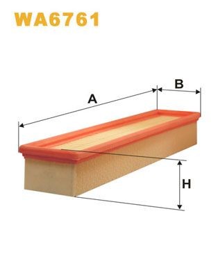 WIX FILTERS WA6761: Õhufilter