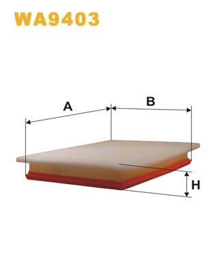 WIX FILTERS WA9403: Õhufilter