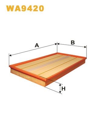WIX FILTERS WA9420: Õhufilter