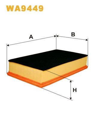 WIX FILTERS WA9449: Õhufilter