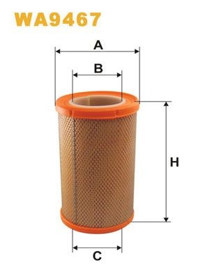 WIX FILTERS WA9467: Õhufilter