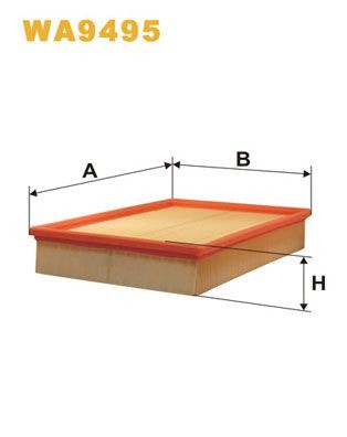 WIX FILTERS WA9495: Õhufilter