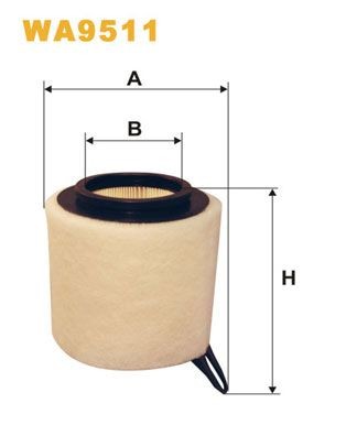 WIX FILTERS WA9511: Õhufilter