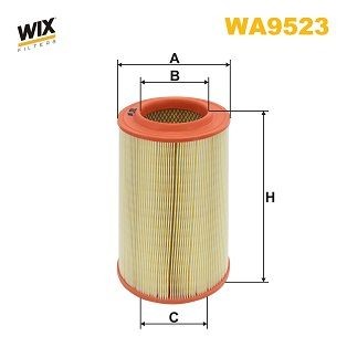 WIX FILTERS WA9523: Õhufilter