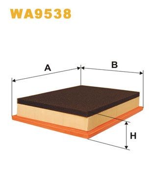 WIX FILTERS WA9538: Õhufilter