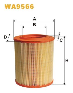 WIX FILTERS WA9566: Õhufilter