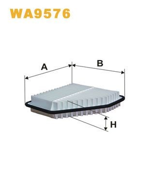 WIX FILTERS WA9576: Õhufilter