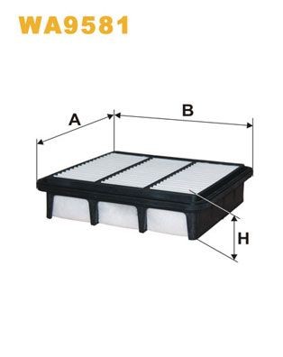 WIX FILTERS WA9581: Õhufilter