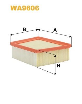WIX FILTERS WA9606: Õhufilter