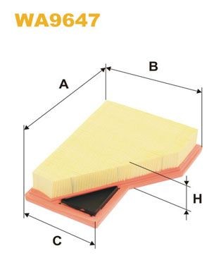 WIX FILTERS WA9647: Õhufilter