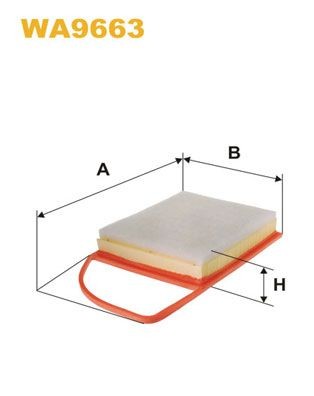 WIX FILTERS WA9663: Õhufilter