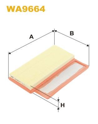 WIX FILTERS WA9664: Õhufilter