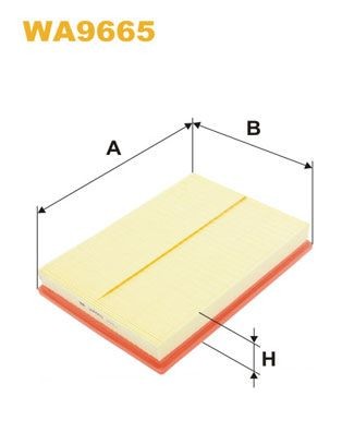 WIX FILTERS WA9665: Õhufilter