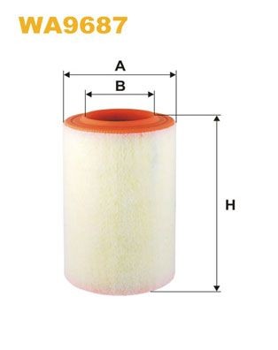WIX FILTERS WA9687: Õhufilter