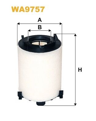 WIX FILTERS WA9757: Oro filtras dulkėtoms sąlygoms