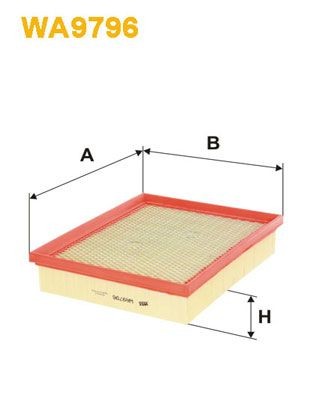 WIX FILTERS WA9796: Õhufilter