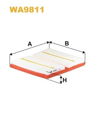 WIX FILTERS WA9811: Õhufilter